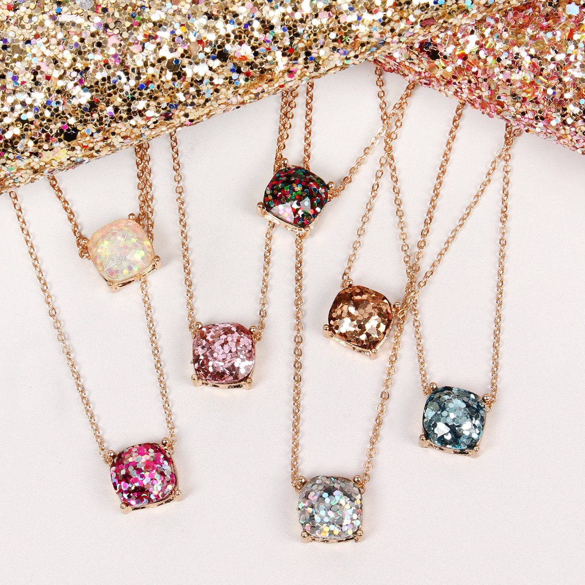 Rhinestone Glitter Necklace