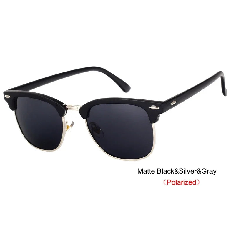 LeonLion  Polarized Semi-Rimless Sunglasses