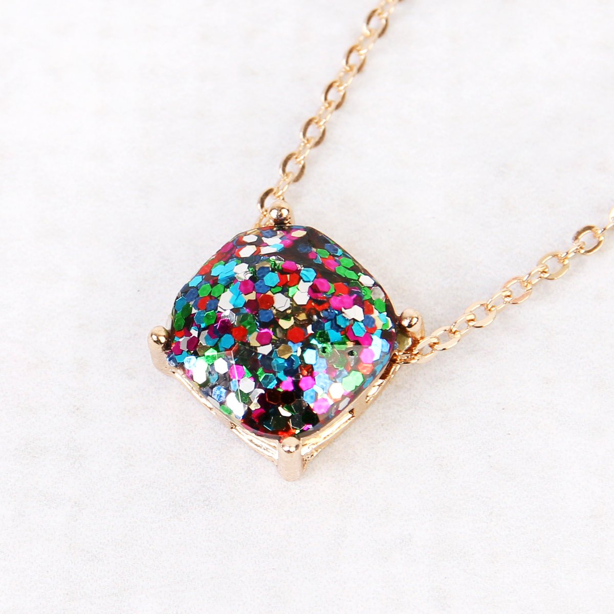 Rhinestone Glitter Necklace