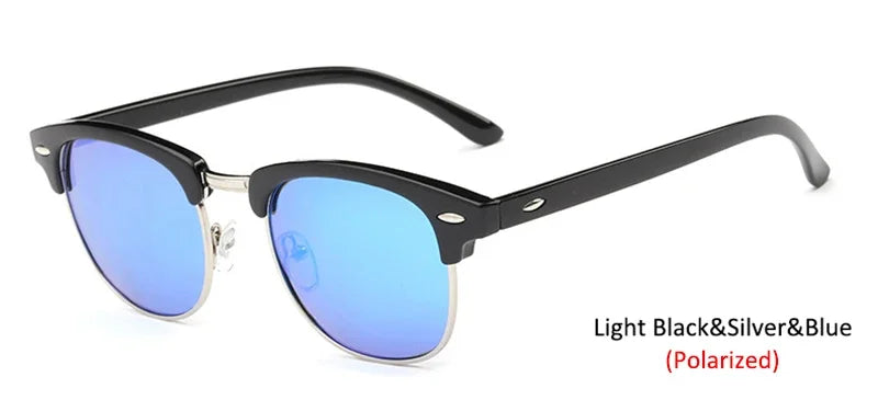 LeonLion  Polarized Semi-Rimless Sunglasses